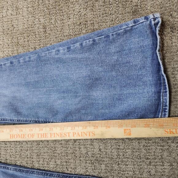 Garage Jeans Blue Flare Pockets Women’s Size 00 - Picture 4 of 9